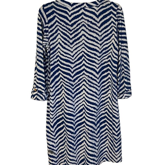 Lilly Pulitzer Rossmore Blue Printed Dress Size Small Excellent Very gently used - Picture 5 of 8